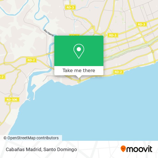Cabañas Madrid map
