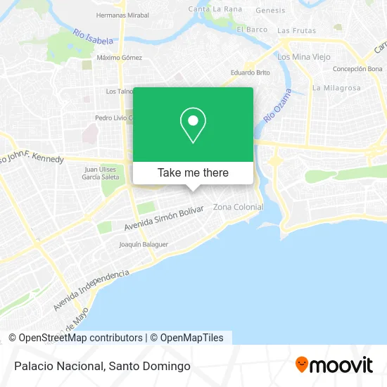 Palacio Nacional map