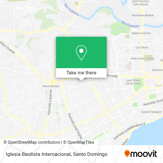 Iglesia Bautista Internacional map