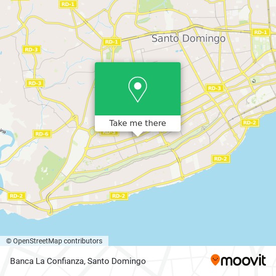 Banca La Confianza map