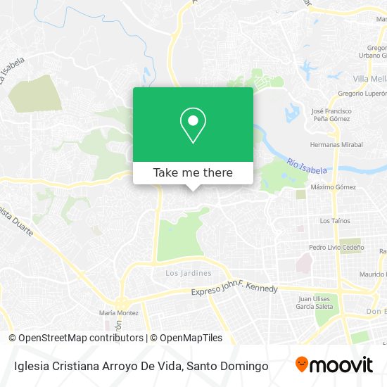 Iglesia Cristiana Arroyo De Vida map