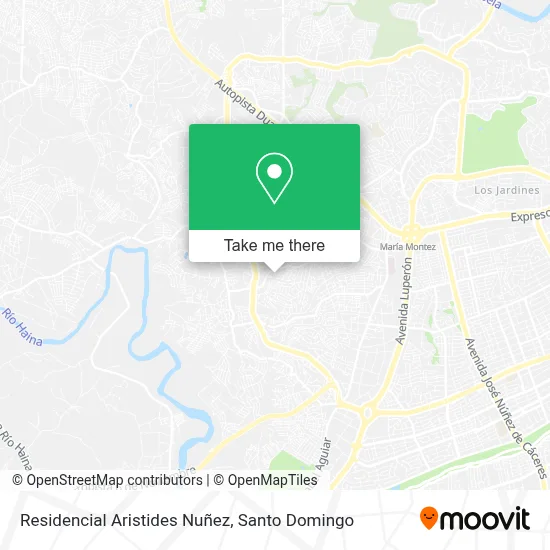 Residencial Aristides Nuñez map