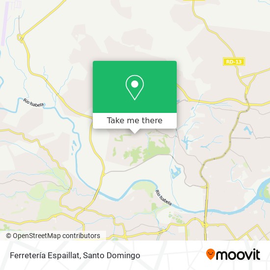 Ferretería Espaillat map