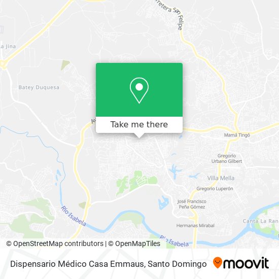 Dispensario Médico Casa Emmaus map