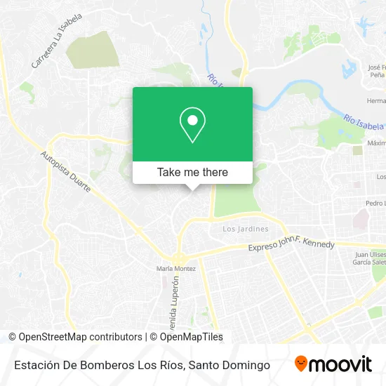 Estación De Bomberos Los Ríos map