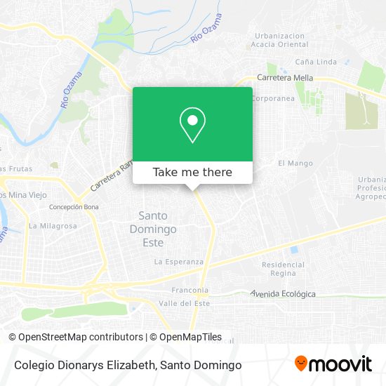 Colegio Dionarys Elizabeth map