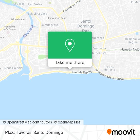 Plaza Taveras map