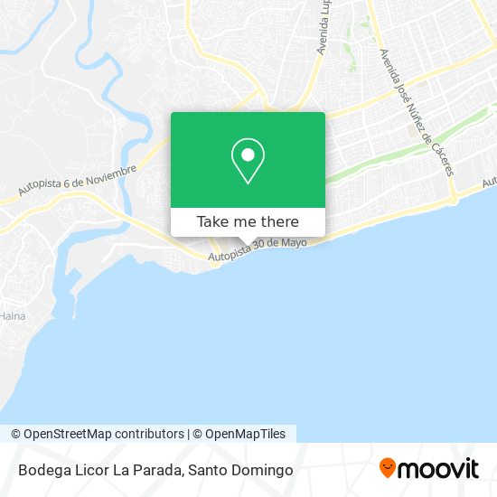 Bodega Licor La Parada map