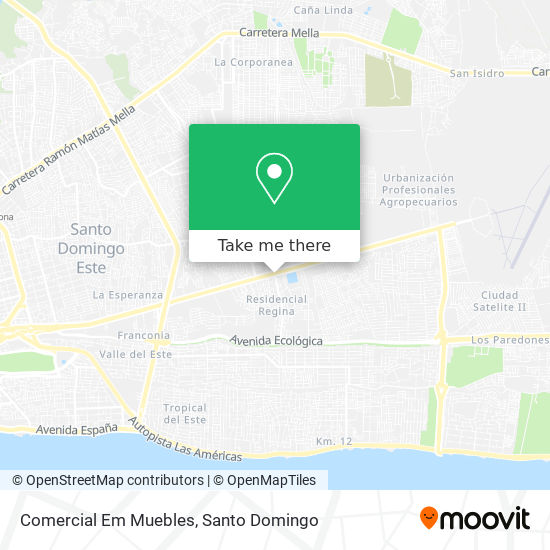 Comercial Em Muebles map