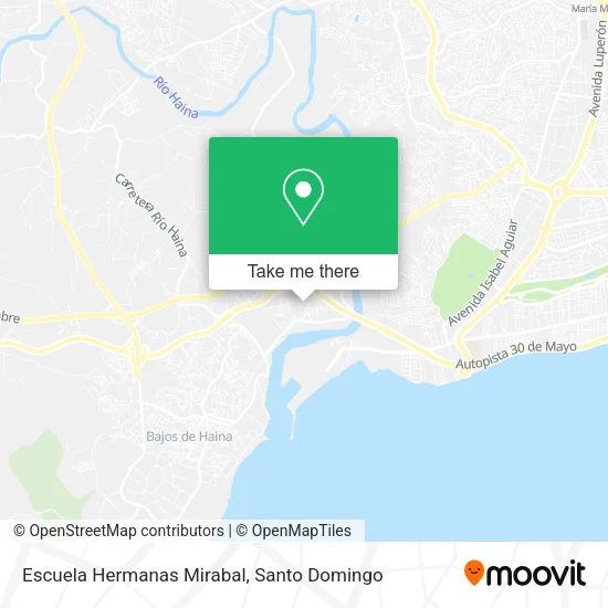 Escuela Hermanas Mirabal map