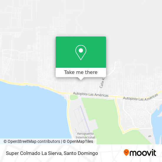 Super Colmado La Sierva map