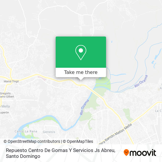 Repuesto Centro De Gomas Y Servicios  Js Abreu map