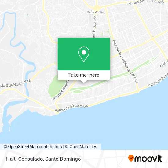 Mapa de Haiti Consulado