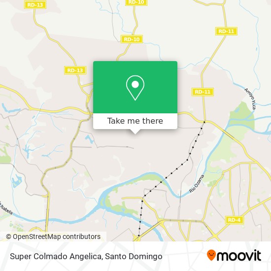 Super Colmado Angelica map
