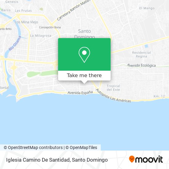 Mapa de Iglesia Camino De Santidad