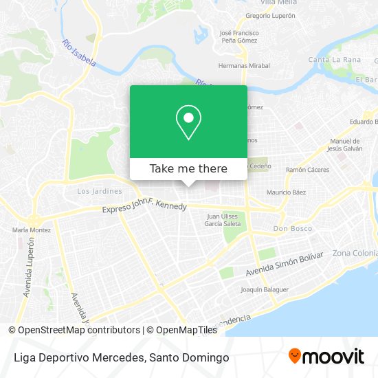 Liga Deportivo Mercedes map