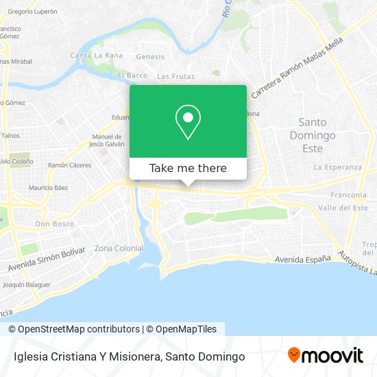 Iglesia Cristiana Y Misionera map