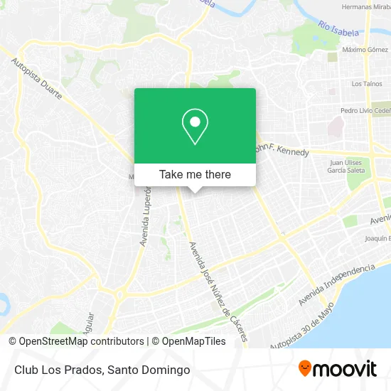 Club Los Prados map