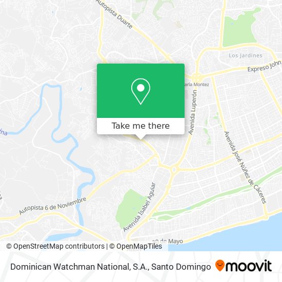Dominican Watchman National, S.A. map