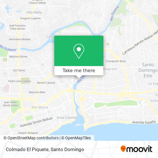 Colmado El Piquete map