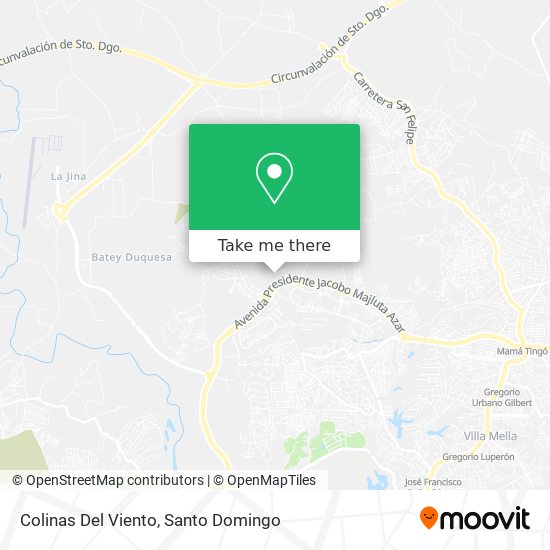 Colinas Del Viento map