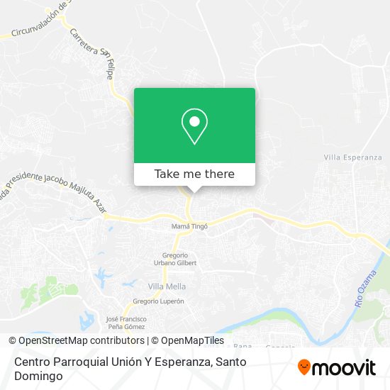 Centro Parroquial Unión Y Esperanza map