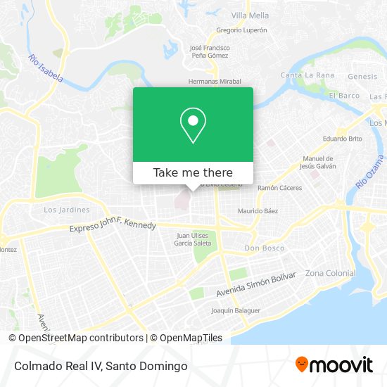 Colmado Real IV map