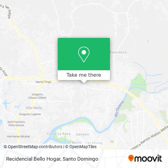 Recidencial Bello Hogar map