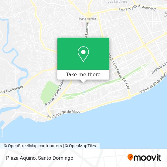 Mapa de Plaza Aquino