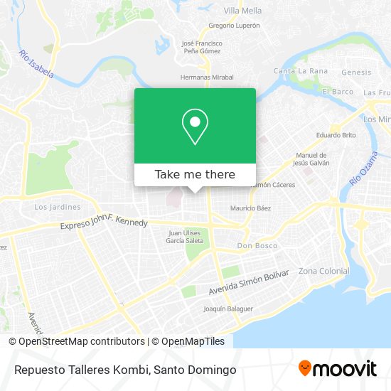 Mapa de Repuesto Talleres Kombi