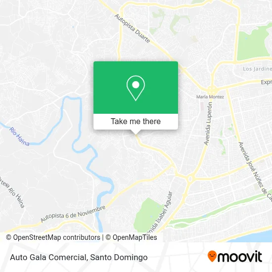 Mapa de Auto Gala Comercial
