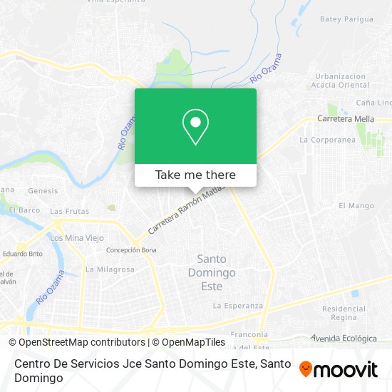 Centro De Servicios Jce Santo Domingo Este map