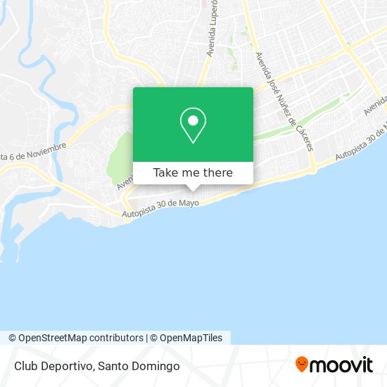 Club Deportivo map