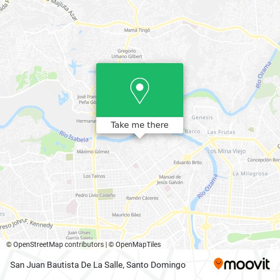 Mapa de San Juan Bautista De La Salle