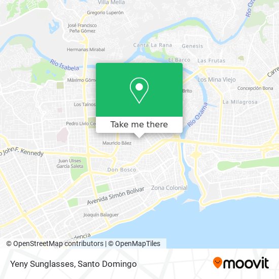 Yeny Sunglasses map