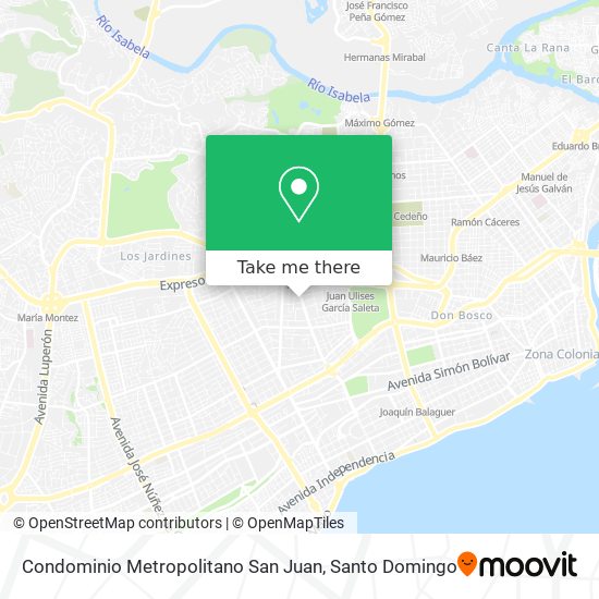 Condominio Metropolitano San Juan map