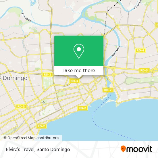 Elvira's Travel map