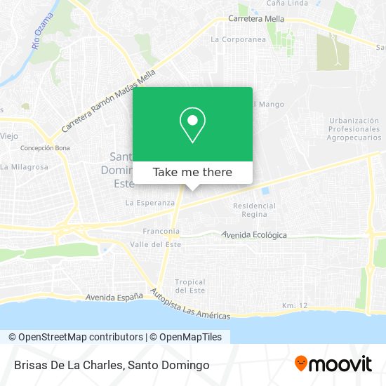 Brisas De La Charles map