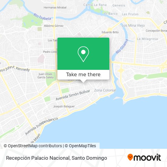 Recepción Palacio Nacional map