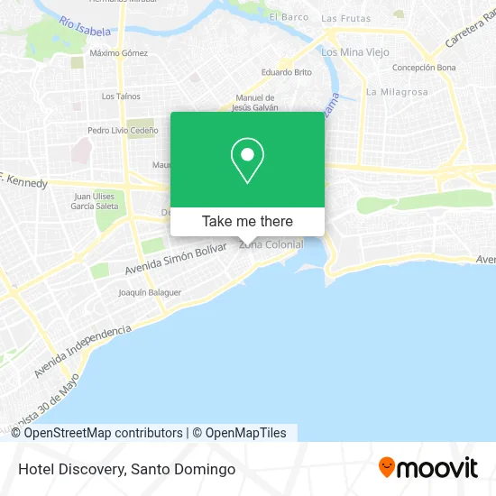 Hotel Discovery map