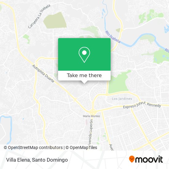 Villa Elena map