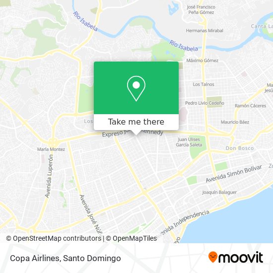 Copa Airlines map