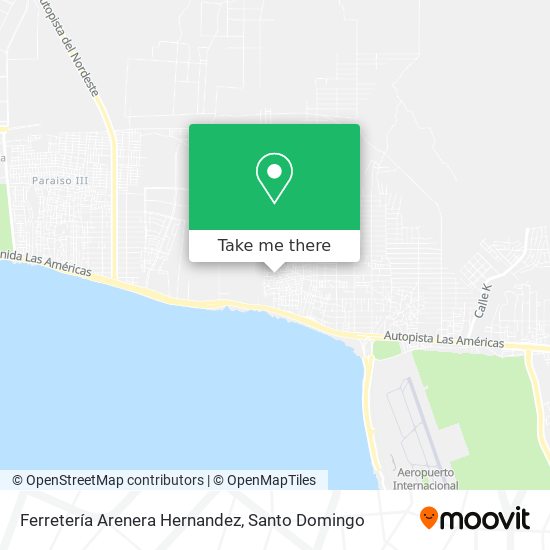 Ferretería Arenera Hernandez map