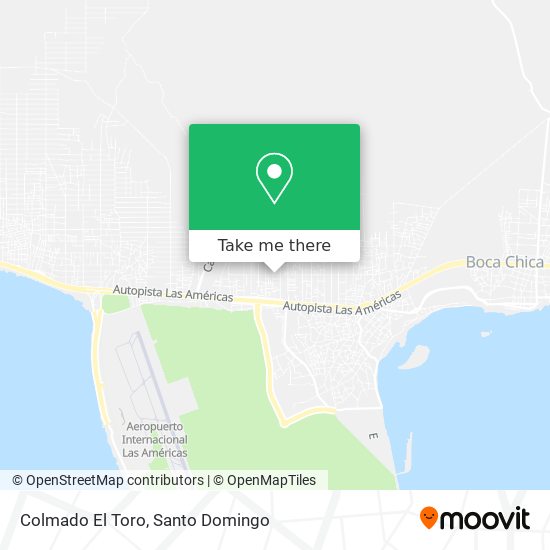 Colmado El Toro map