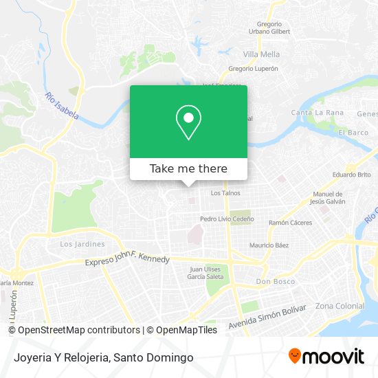 Joyeria Y Relojeria map