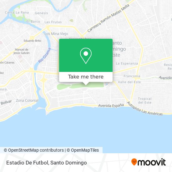 Estadio De Futbol map