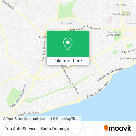 Mapa de Tdc Auto Services