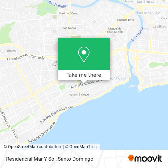 Mapa de Residencial Mar Y Sol