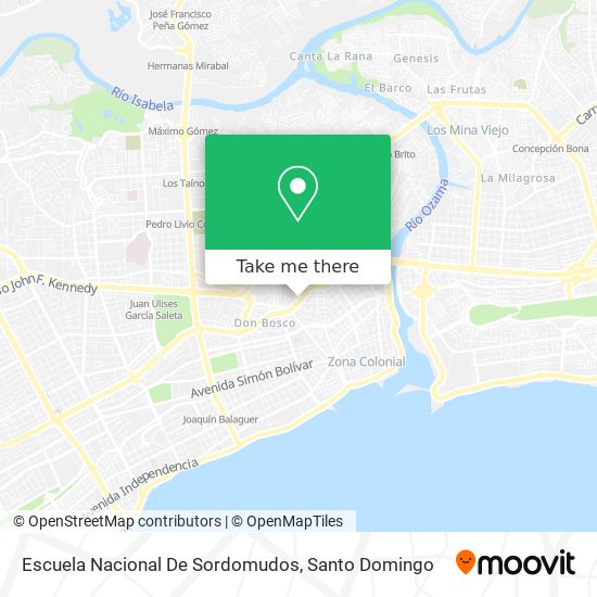 Escuela Nacional De Sordomudos map