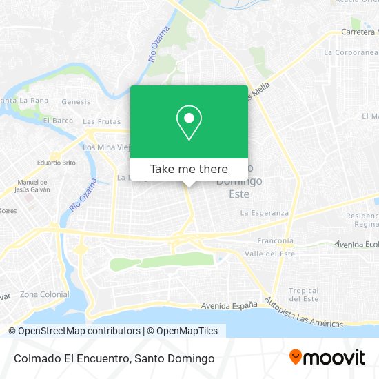 Colmado El Encuentro map